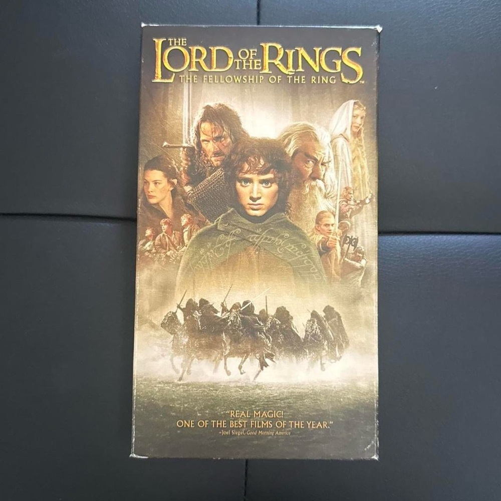 The Lord of the Rings The Fellowship of the Ring (VHS, 2001)